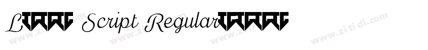 L691 Script Regular字体转换 L691 Script Regular字体转换